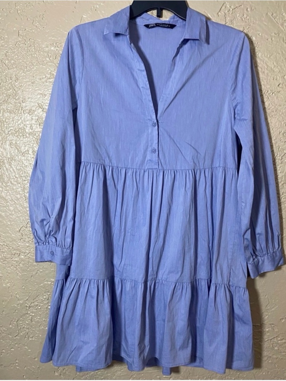 Zara Tiered Midi Dress | Blue